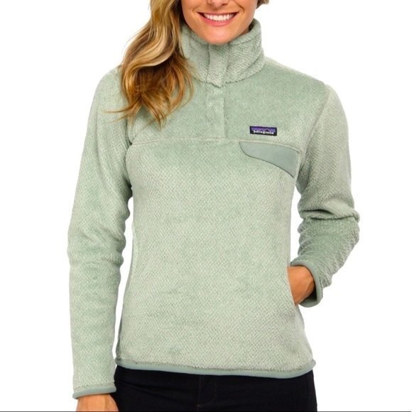 Patagonia Retool Snap T Fleece Pullover Sage Green S - Picture 2 of 9